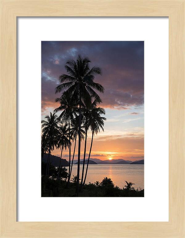 Tropical Island Sunset