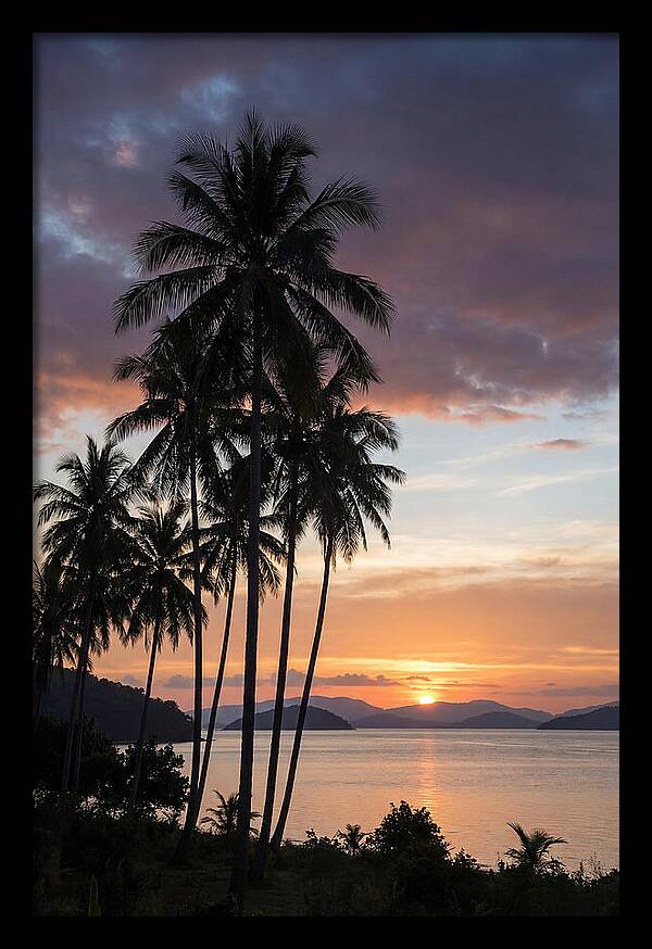 Tropical Island Sunset