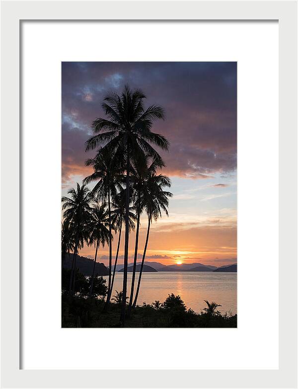 Tropical Island Sunset