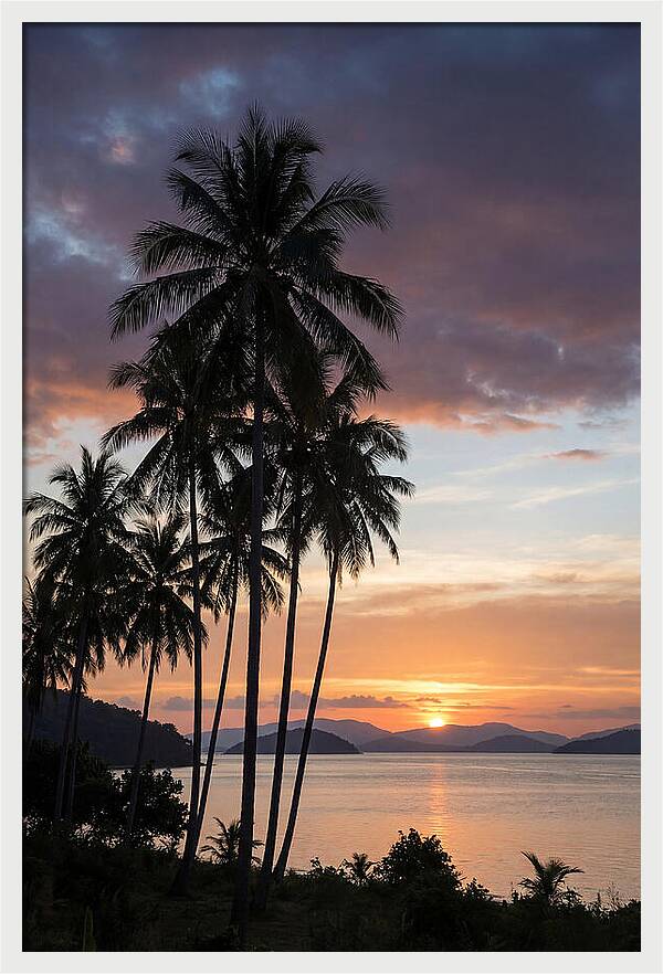 Tropical Island Sunset