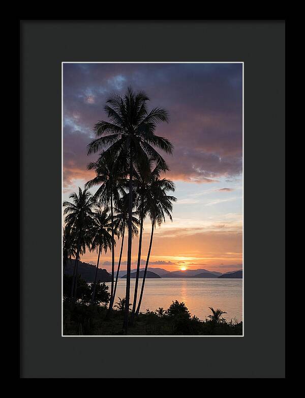 Tropical Island Sunset