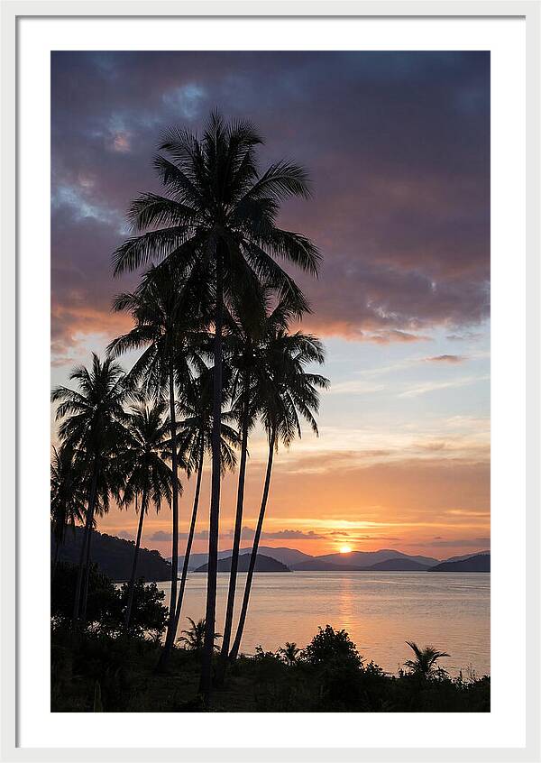 Tropical Island Sunset