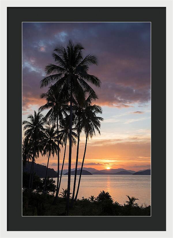 Tropical Island Sunset