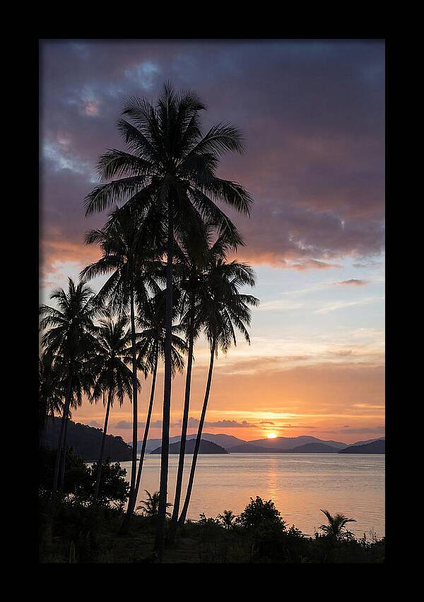 Tropical Island Sunset