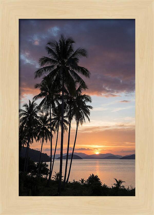 Tropical Island Sunset