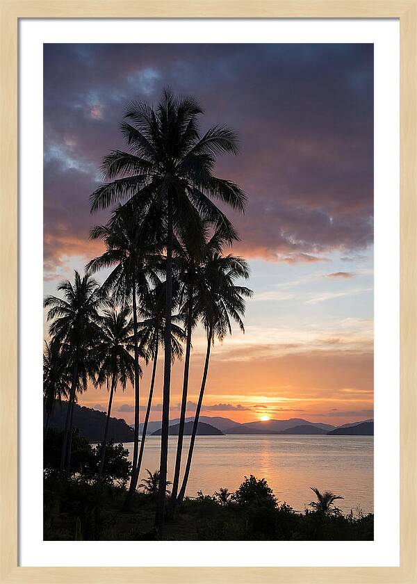 Tropical Island Sunset