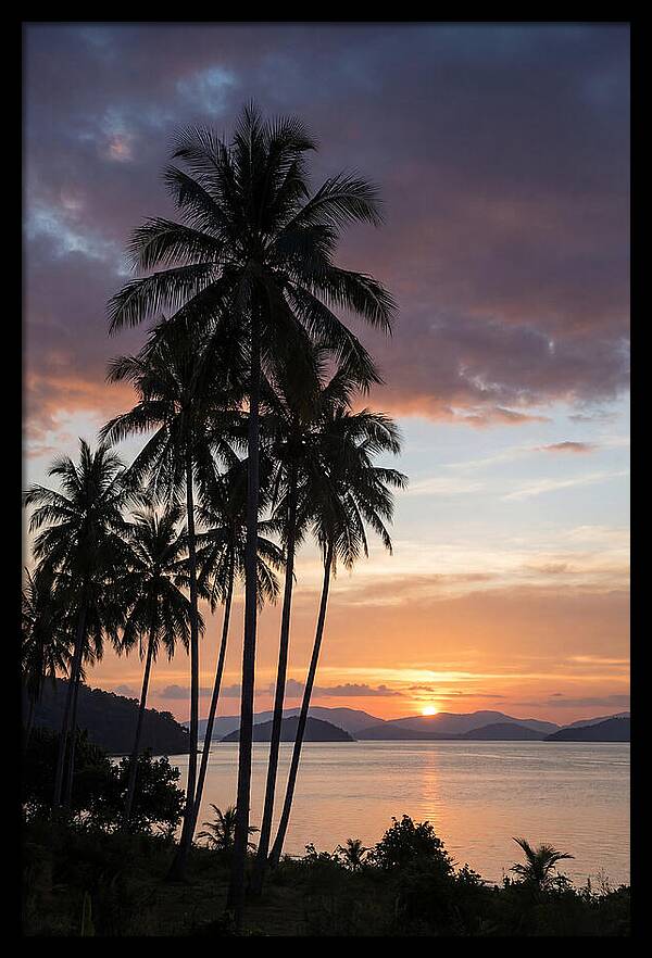 Tropical Island Sunset