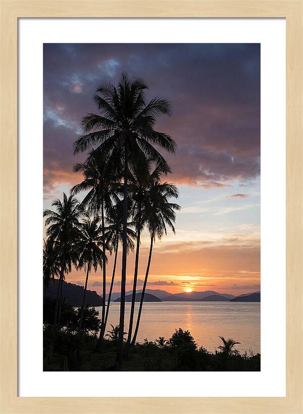 Tropical Island Sunset