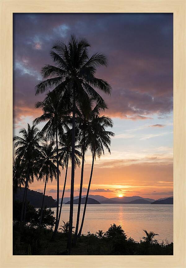 Tropical Island Sunset