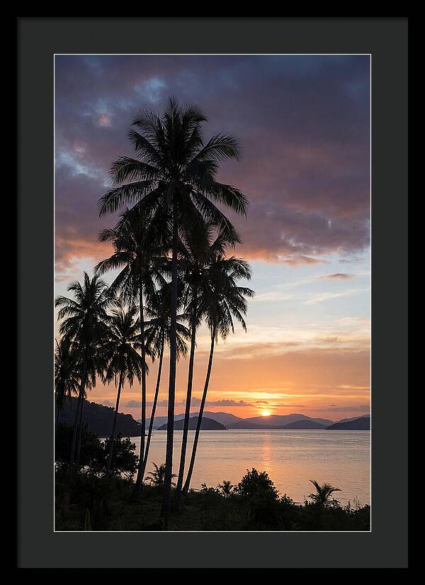 Tropical Island Sunset