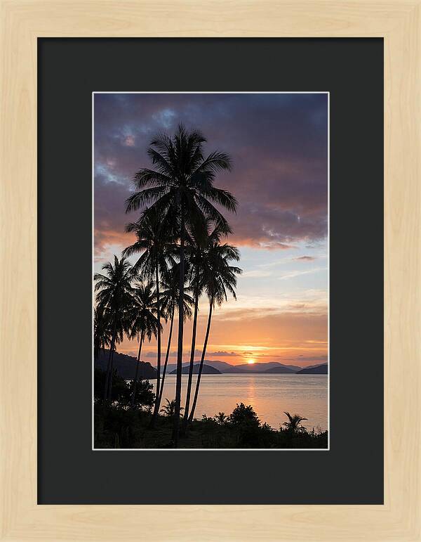 Tropical Island Sunset