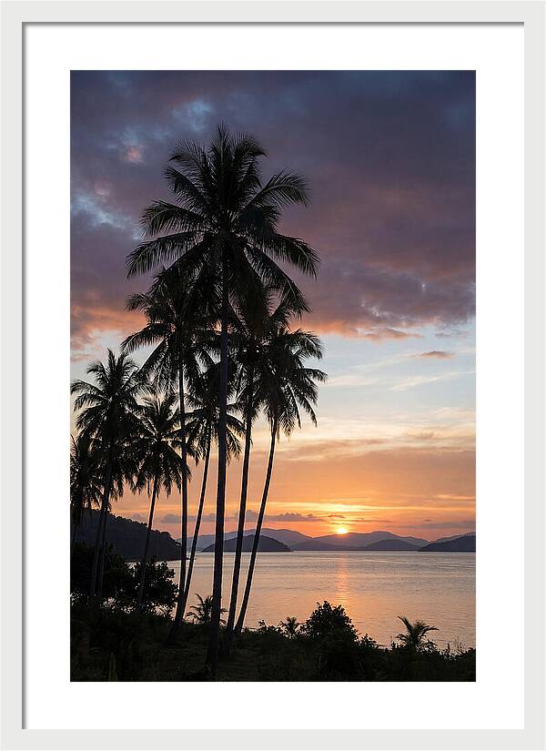 Tropical Island Sunset
