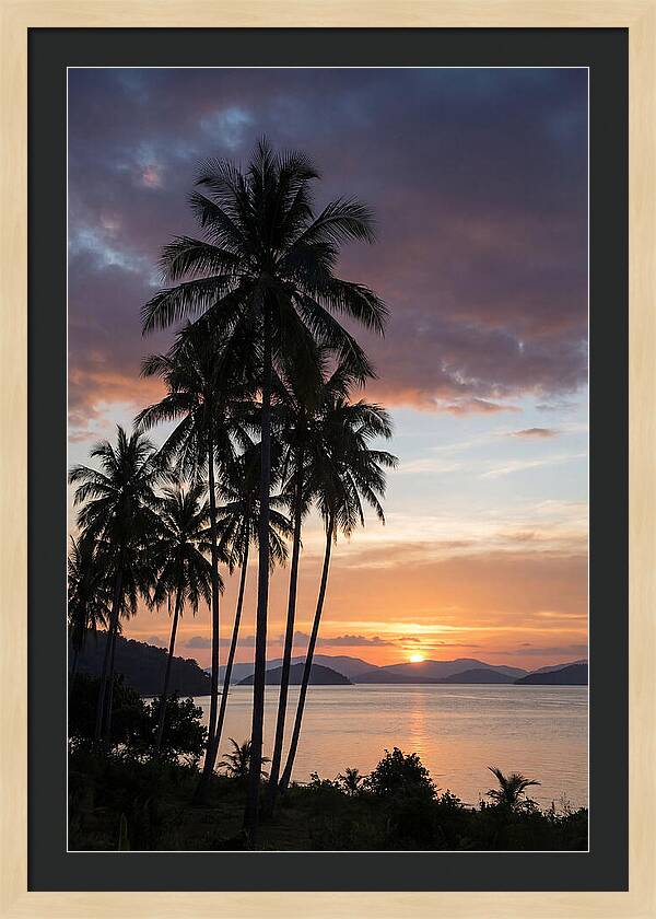 Tropical Island Sunset