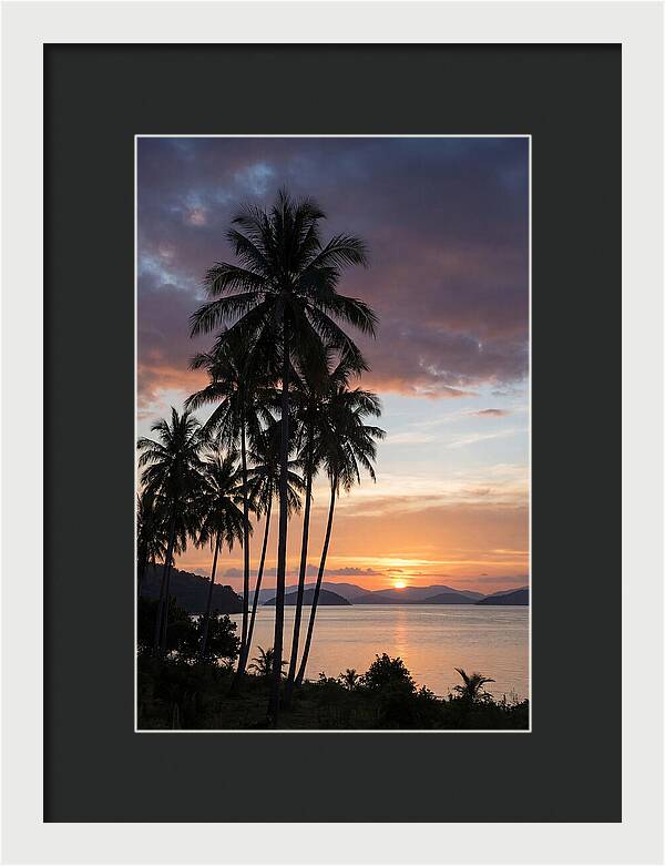 Tropical Island Sunset