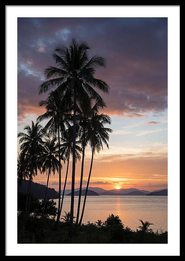 Tropical Island Sunset