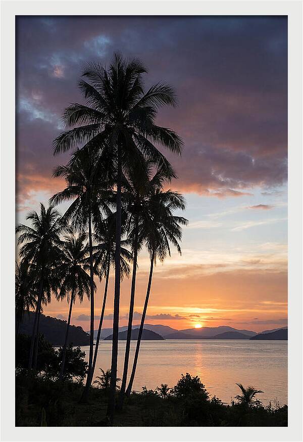 Tropical Island Sunset