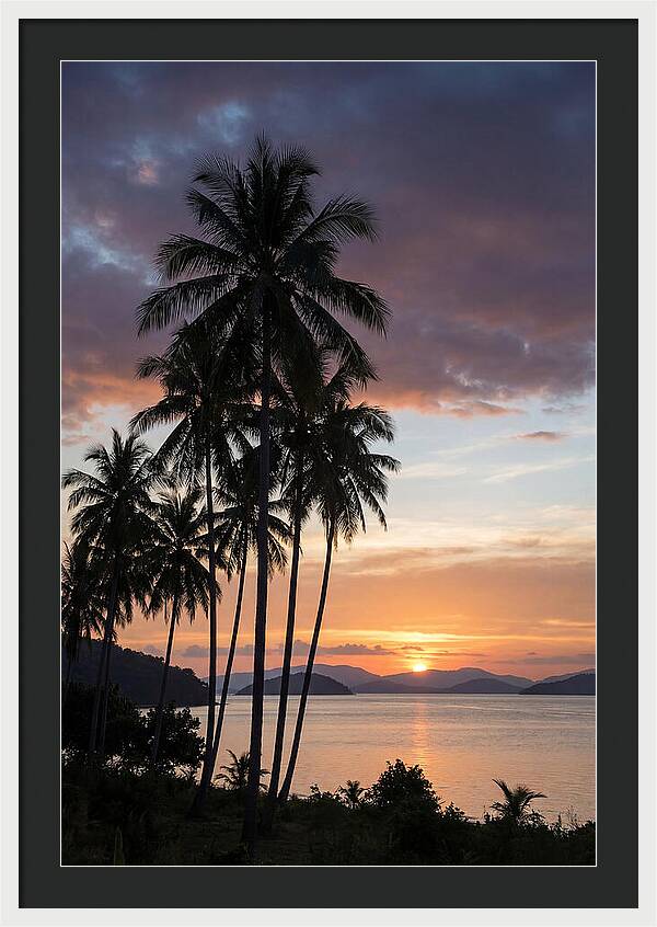 Tropical Island Sunset