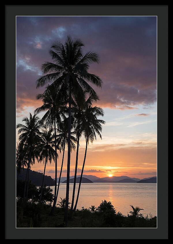Tropical Island Sunset