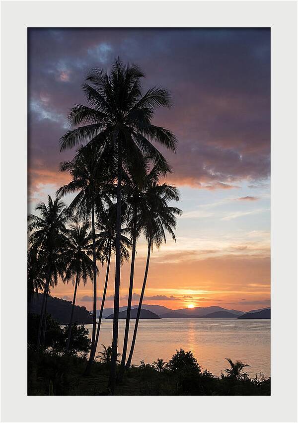 Tropical Island Sunset