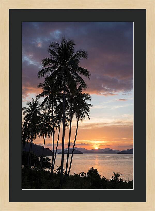 Tropical Island Sunset