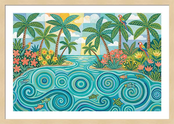 Tropical Lagoon Serenity