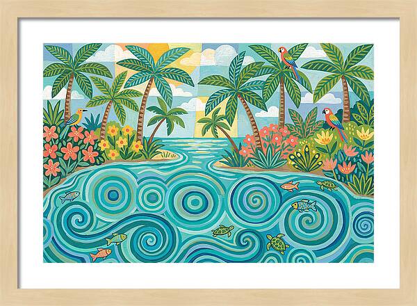 Tropical Lagoon Serenity