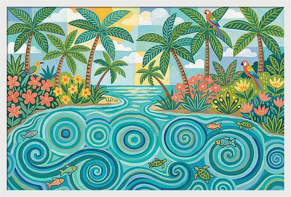 Tropical Lagoon Serenity
