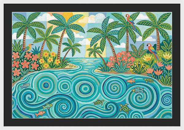 Tropical Lagoon Serenity