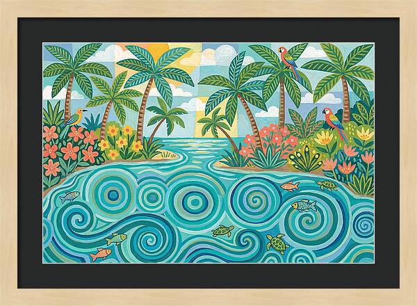 Tropical Lagoon Serenity