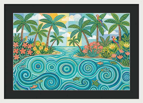 Tropical Lagoon Serenity