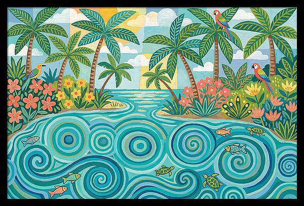 Tropical Lagoon Serenity