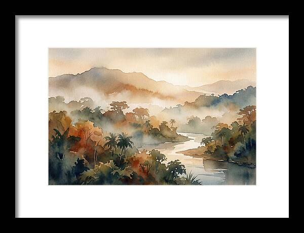 Tropical Morning Mist Rising