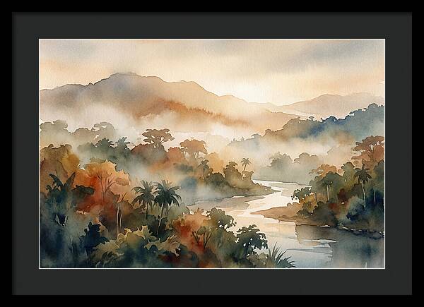 Tropical Morning Mist Rising