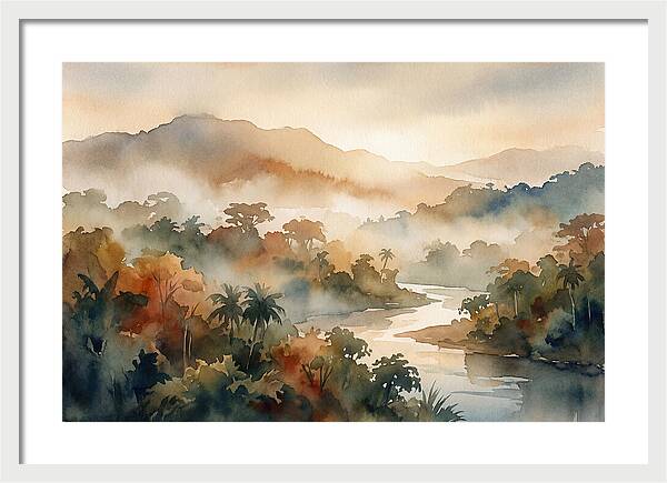 Tropical Morning Mist Rising