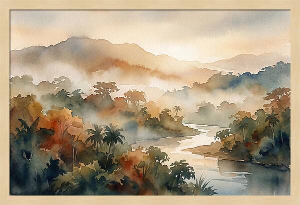 Tropical Morning Mist Rising