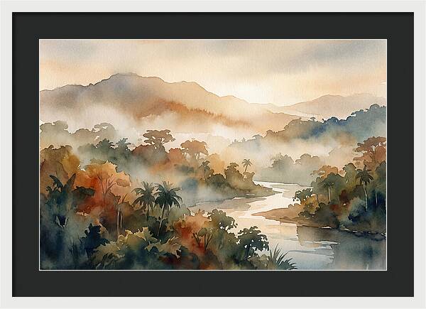 Tropical Morning Mist Rising