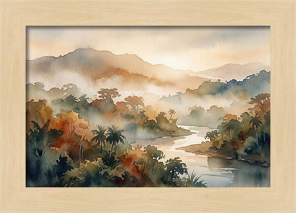 Tropical Morning Mist Rising