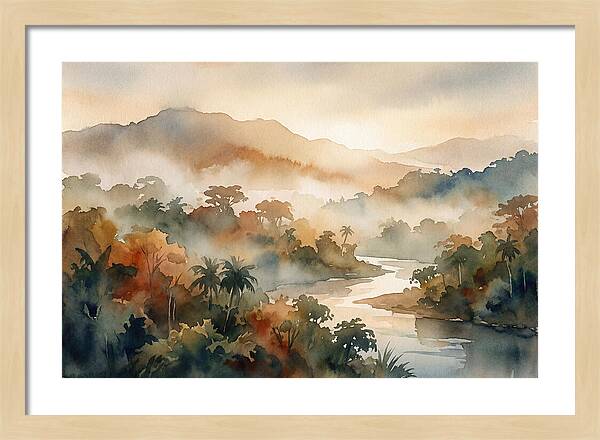 Tropical Morning Mist Rising