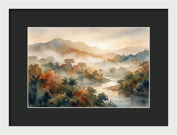Tropical Morning Mist Rising