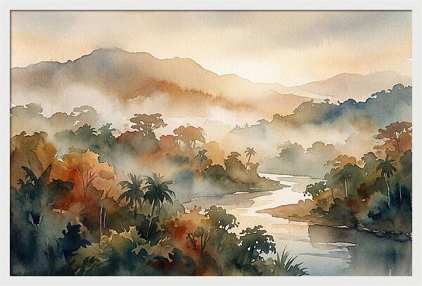 Tropical Morning Mist Rising