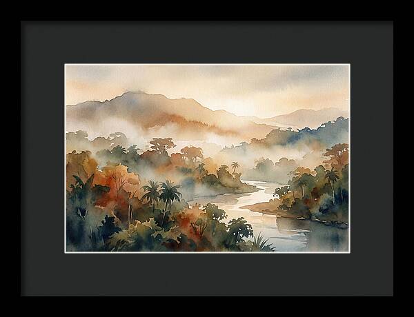 Tropical Morning Mist Rising