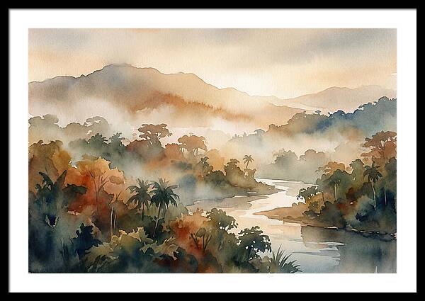 Tropical Morning Mist Rising