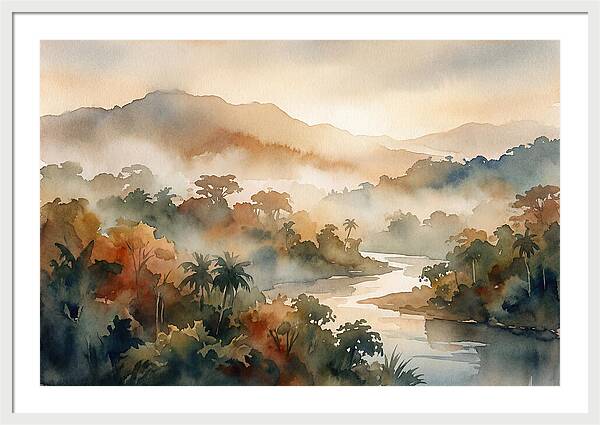 Tropical Morning Mist Rising