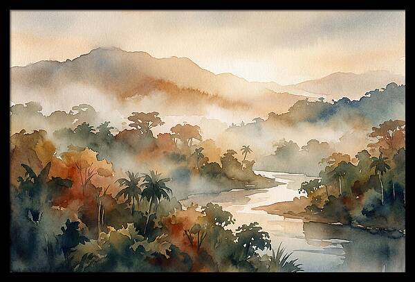 Tropical Morning Mist Rising