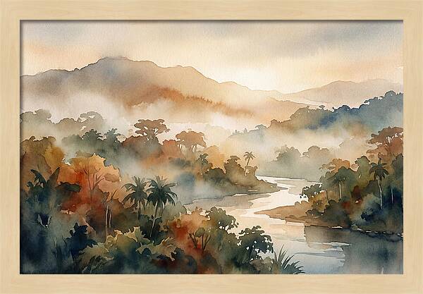Tropical Morning Mist Rising