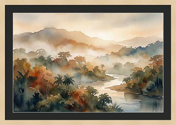 Tropical Morning Mist Rising