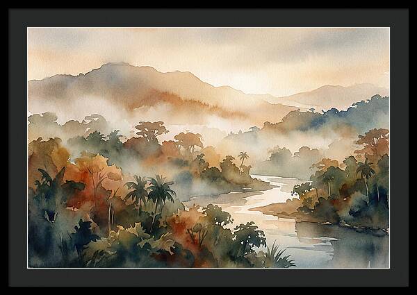 Tropical Morning Mist Rising