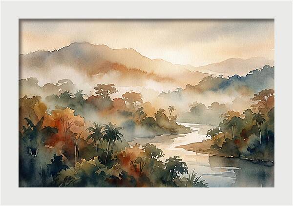 Tropical Morning Mist Rising