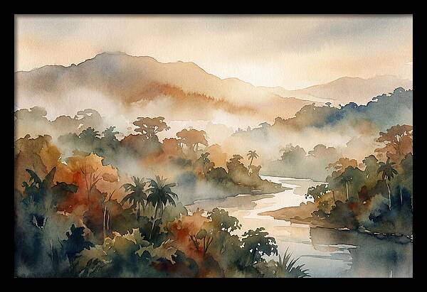 Tropical Morning Mist Rising