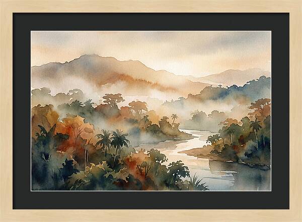 Tropical Morning Mist Rising